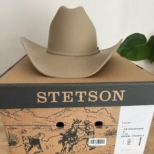 Stetson Men's Corral 4X Silversand Cowboy Hat 7 3/8